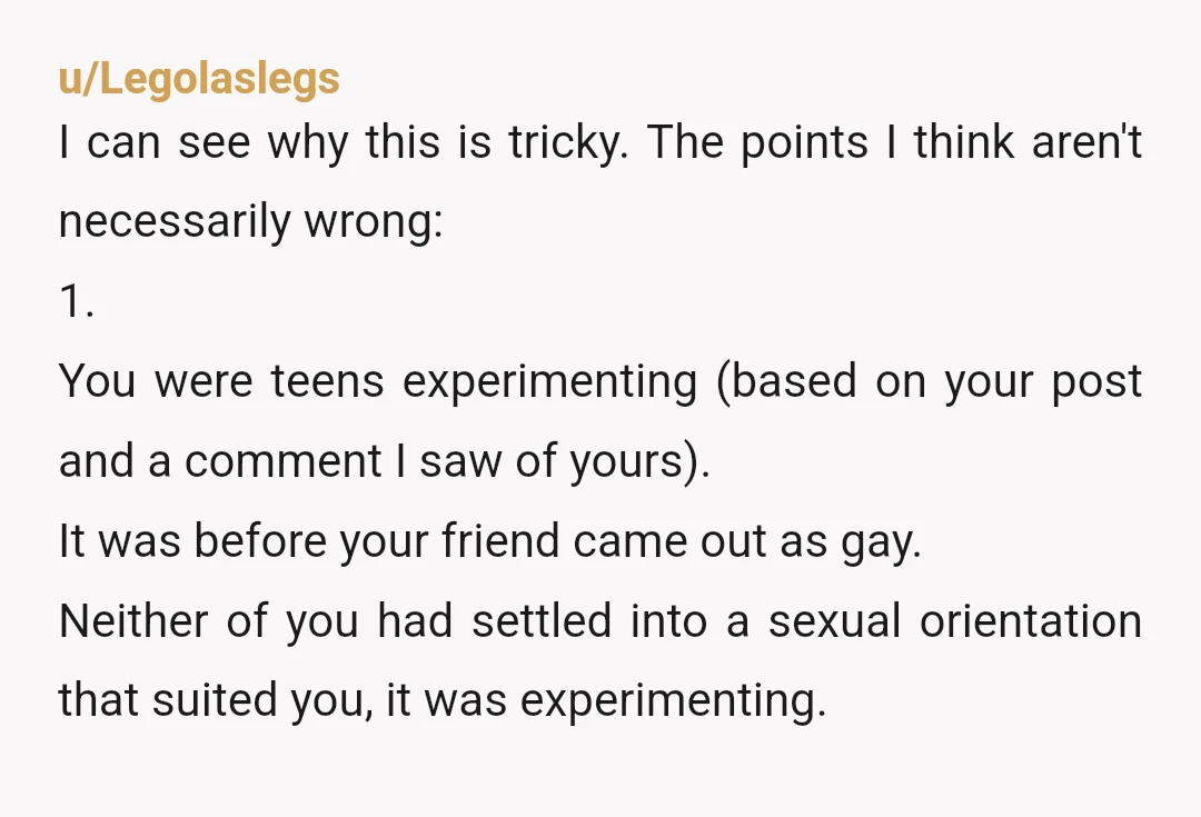 u/Casst_Dean “Listen bro, yeah like I slept with you in higschool, but that doesn’t make me gay. You have to understand that I’m a total ladies’ man, even when things...