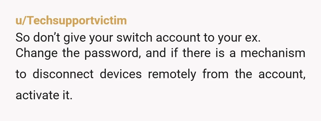 u/AppeltjeEitje1079 NTA he can buy her her own account. Alternatively keep the switch at your house only. Dad has control issues and maybe it's time for her to move into...