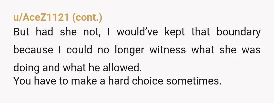 u/Virtual_Ostrich_6191 NTAH. You can’t change what people want to do even if it’s not good for them. You need to keep your plan and make sure mother knows what you...