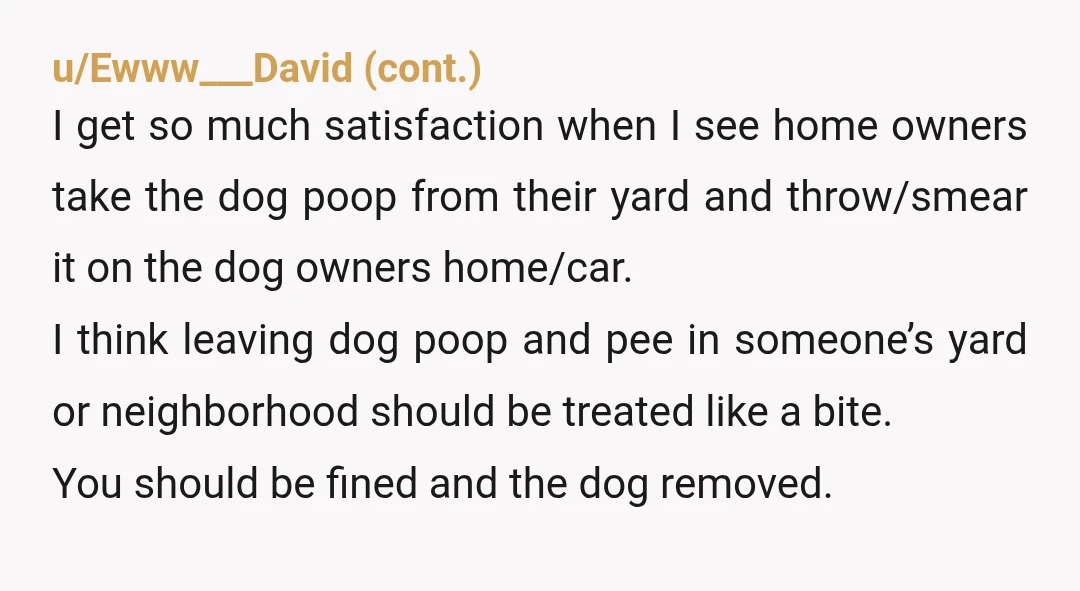 u/Caffeinated_Narwhal_ “I give him the free command to continue our walk and he walks over and drops a log in the flower bed.” YTA as a former dog owner… always...