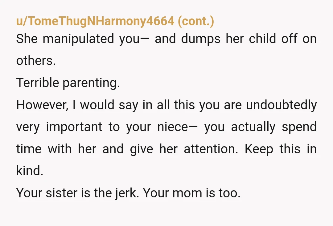 u/royalsgirl78 NTJ. She didn’t make a mistake. She made a series of conscious choices to repeatedly lie to you without regard to how it may affect you, your career, or...