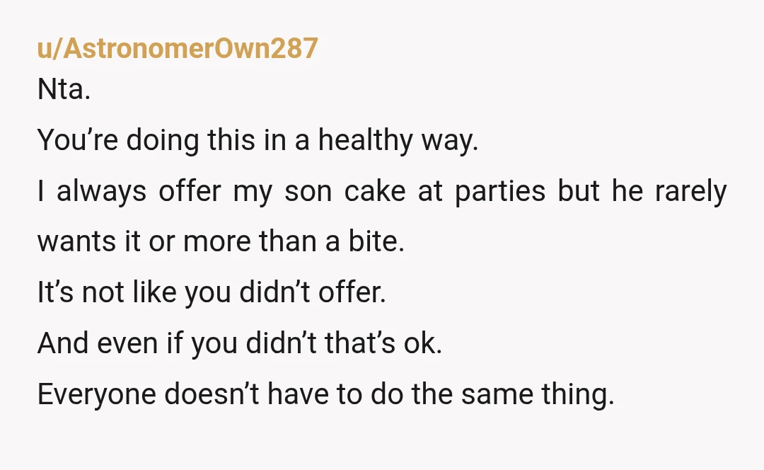 u/Necessary_Sir_5079 When you're out and about with family it's completely understandable to get your kids some fast food, it's not even like they were doing something taboo. He's just picking...