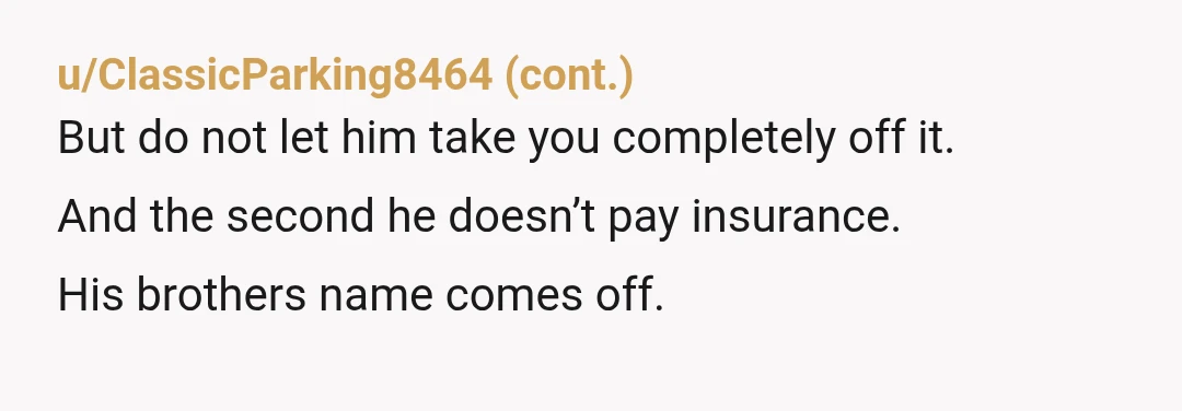 u/wishingforarainyday
You need to leave your husband.
He has no respect for you.
He’s literally trying to steal your car from you.
WTF