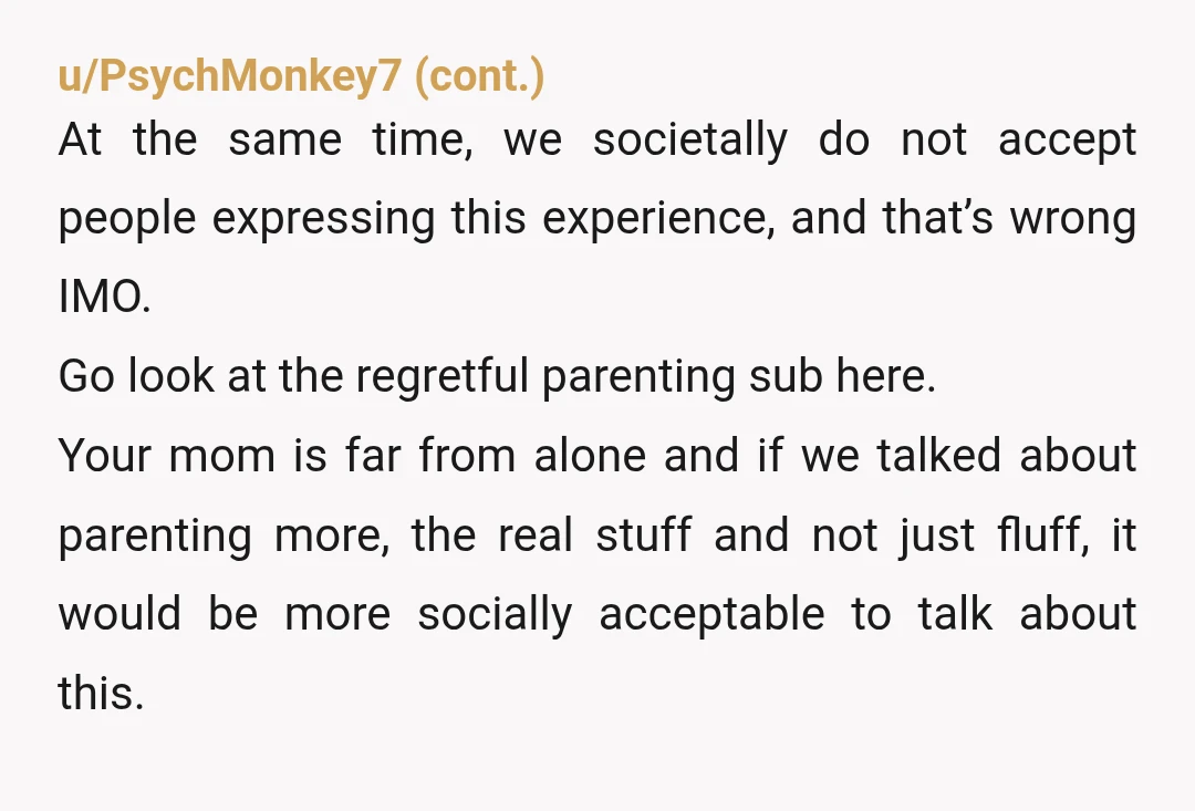 u/strife97 NOR, may be worth talking to your Mom to get to bottom of things but be careful as you may not like the response you get. Even if she...