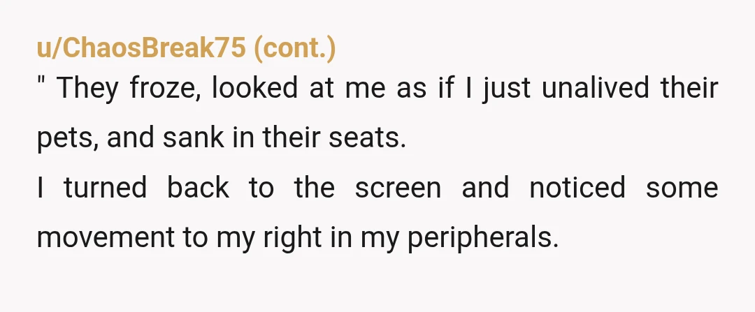 u/halfasiansensation Ooooo, great job. When I go to a concert and it's standing room, I blow on people. I get a great spot, everyone is pretty friendly and aware and...