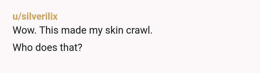 u/eren875
You guys don’t have any survival instincts, why hasn’t it occurred to you to end whatever this is?😂