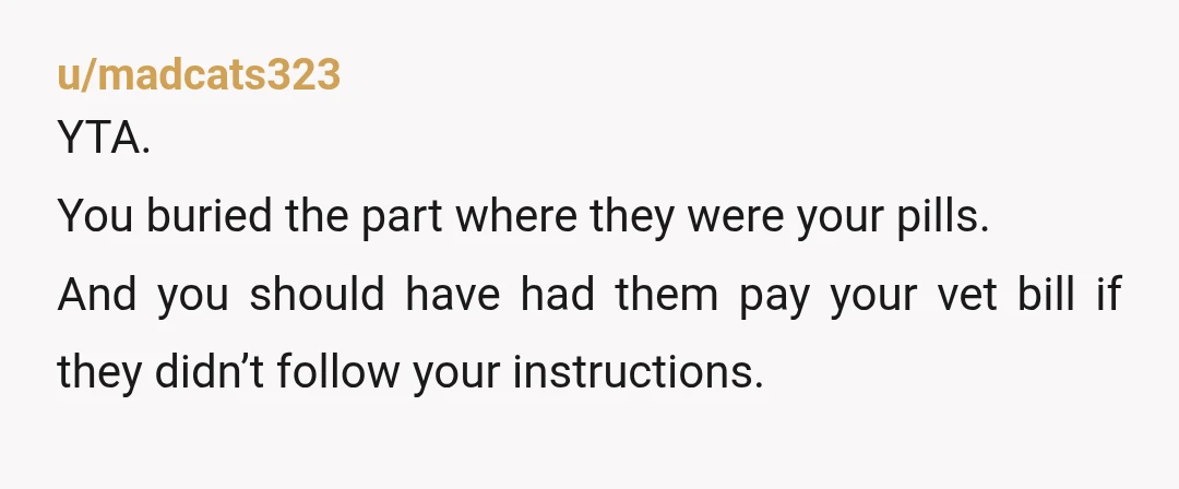u/Unique_Description77 The vet office let you walk out without paying? If you didn’t pay, I’d leave the bill to them. If you did pay, you can kiss your money goodbye...