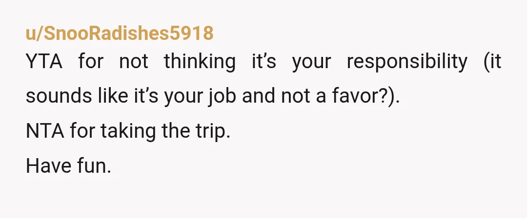 u/SuitableLeather
YTA it is definitely your responsibility to find coverage. You are unreliable at this pointÂ
