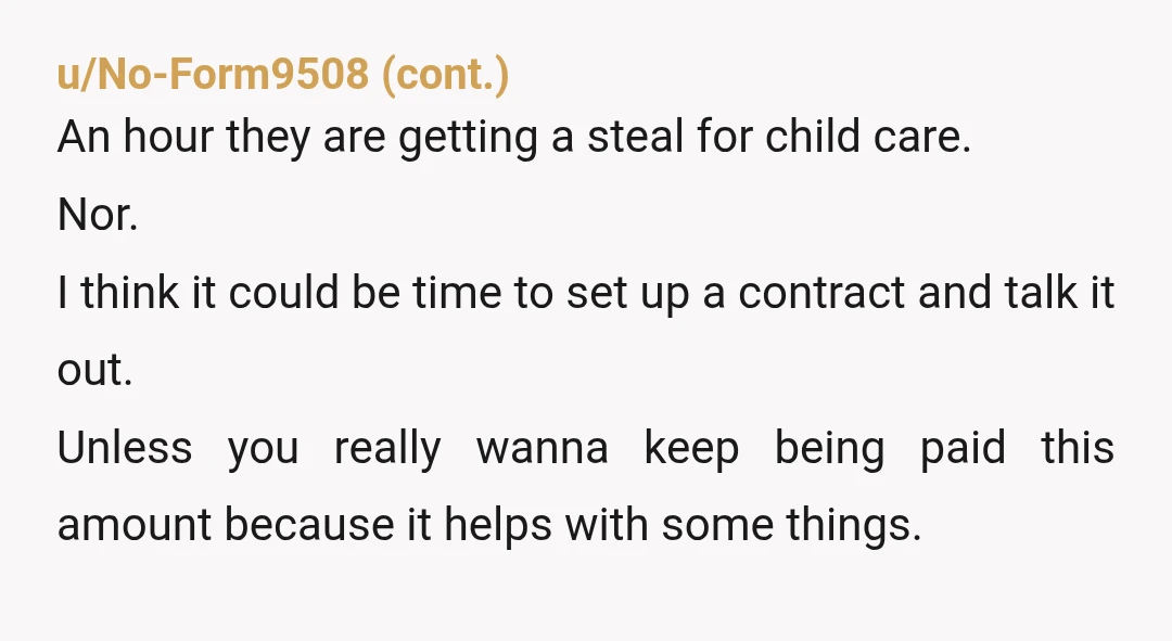 u/BurgerThyme
You are both EXTREMELY underpaid and being taken advantage of.