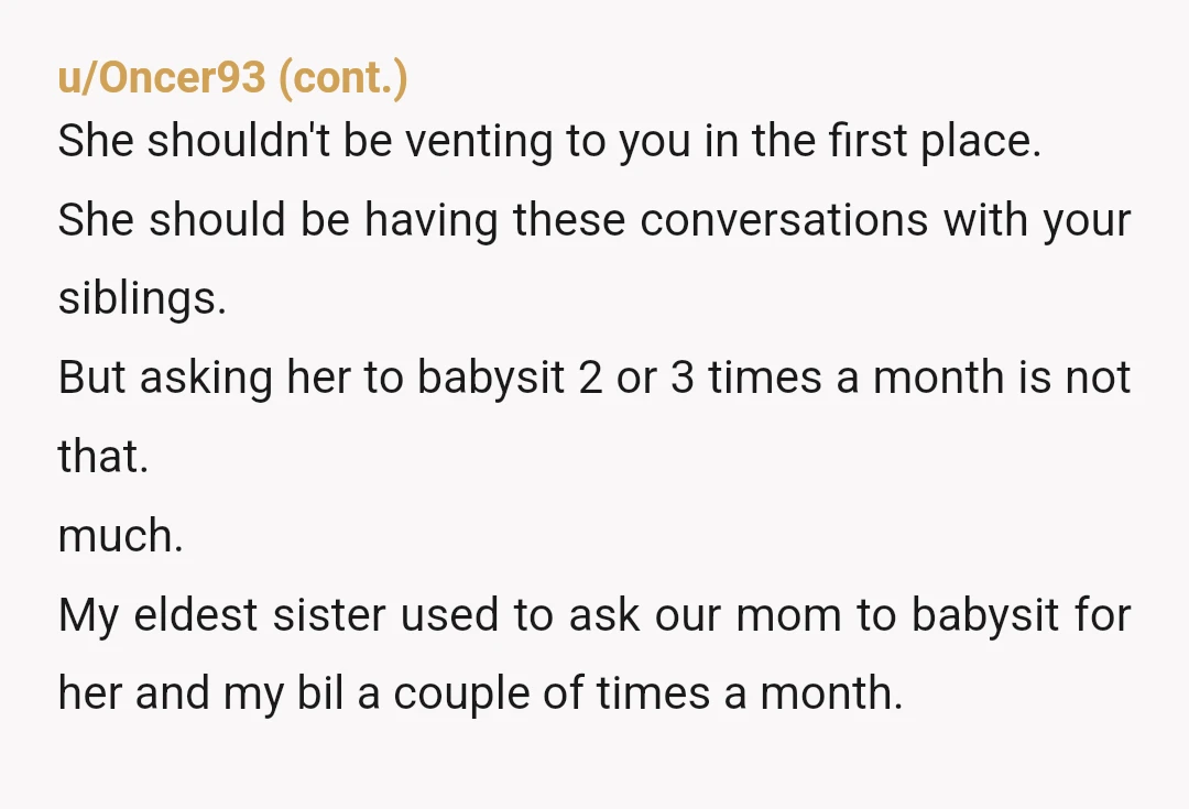 u/Spiritual_Forever919 NTA They’re both taking a micky. I’m glad your mum finally said no and that you said something as well. It has to be quite heartbreaking to your mum...