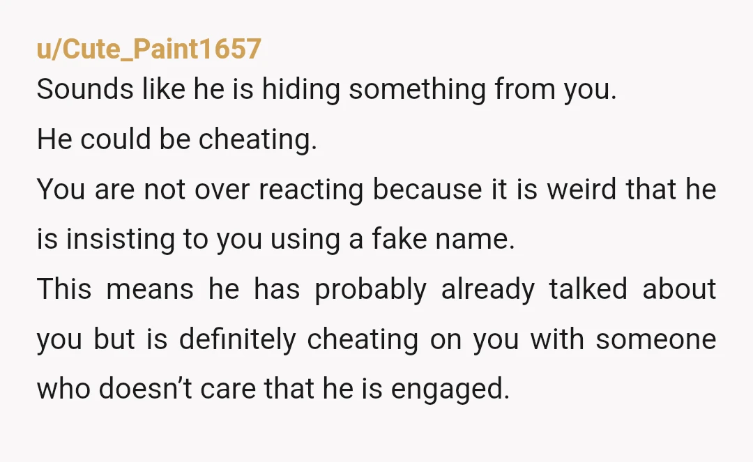 u/olorinestel I 99% believe he's hiding someone he doesn't want you to meet which is a major red flag in itself. But even on the 1% chance he's not living...