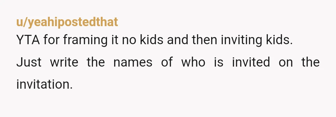 u/Inconceivable76
YWBTA
invite all the nieces and nephews or none. Stopping there is legit.
Anything else is just rude.