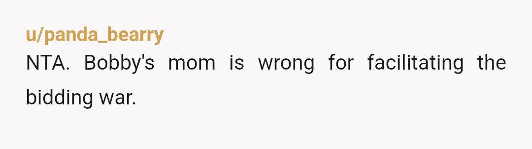 u/ZealousidealDoor9105
Bobby’s mom is a weirdo and thinks her kid is the next Picasso. Very inappropriate of her.
You did the right thing.