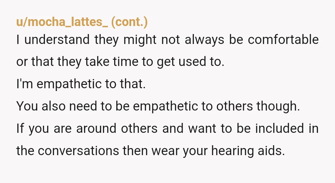 u/Key-King-7025 I feel there are two separate issues at play here - the neglect in looking after your hearing in childhood and your recent holiday. However, the question relates to...