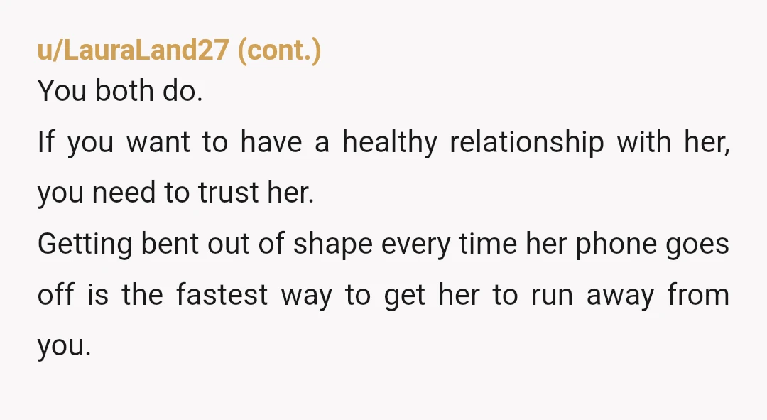 u/Background_Rope_5518
You are overreacting, and apparently very insecure. She's with you, not with him.