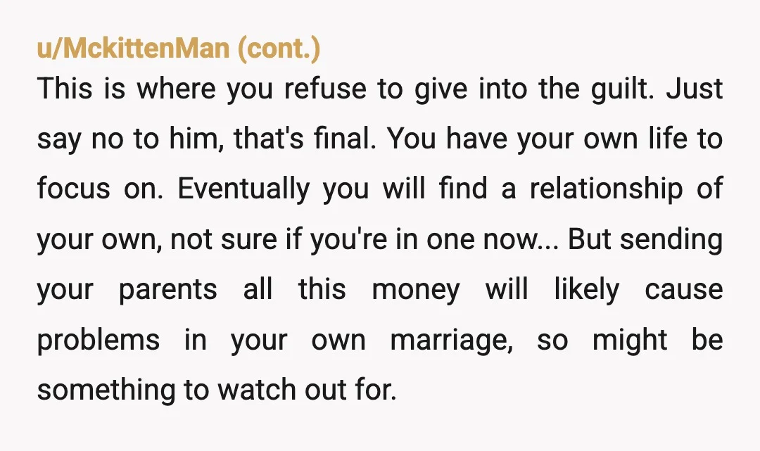u/Leemachino
He should be able to handle himself.
Seems like he owes your mom years of back child support.
A real father wouldnt be demanding you take care of him.