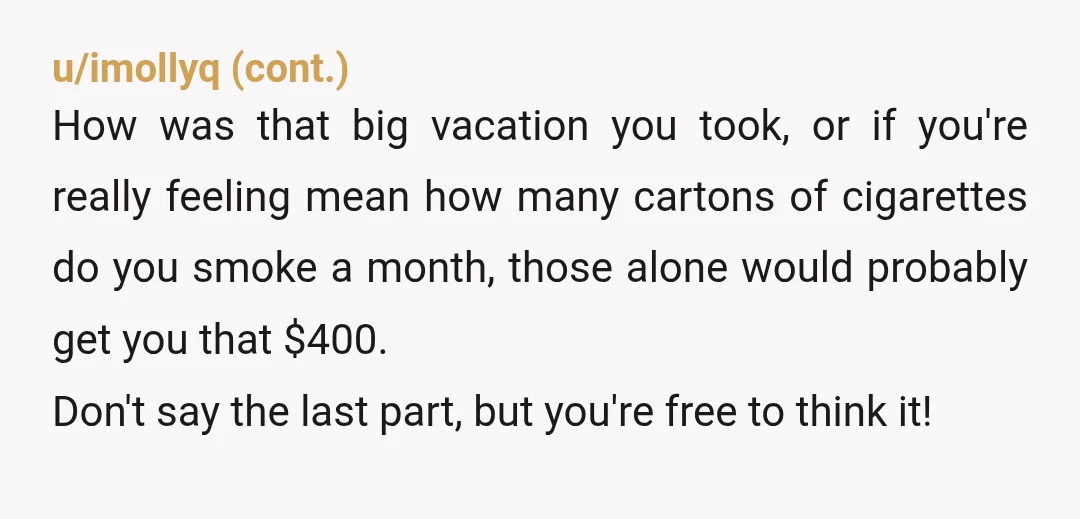 u/BrookieMonster504
Maybe if she were single but ain't no way I'm giving someone my money and they have a whole man at home 🤣🤣🤣🤣🤣