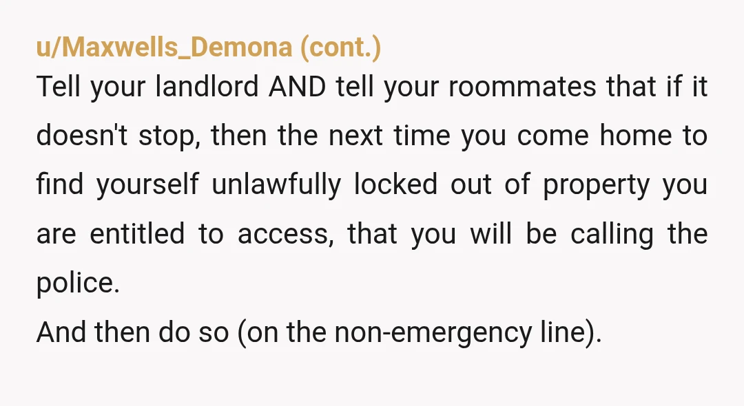u/Kimikoo11
NTA. Having to ask for permission to access your own home is just bizarre...