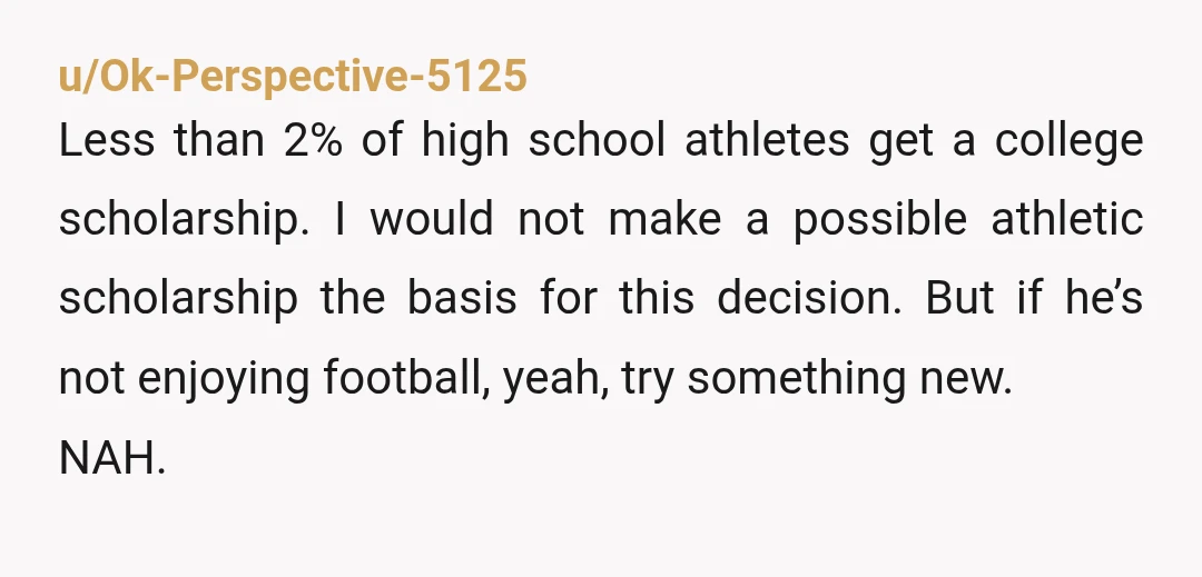u/queenrosa
football give people concussions.
Thank god he wants to quit.