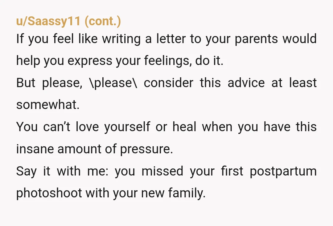 u/HoneyBadger79 NTA. They're cutting themselves off with their selfish behavior and boundary stomping. You're postpartum, still healing, and settling into YOUR new life. They can come visit and RESPECT you...