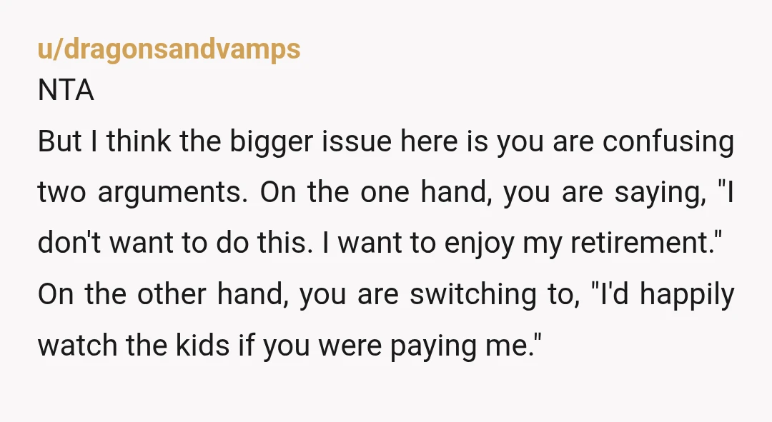 u/Rayonjersey
I’d tell them they need to step up as a parent.