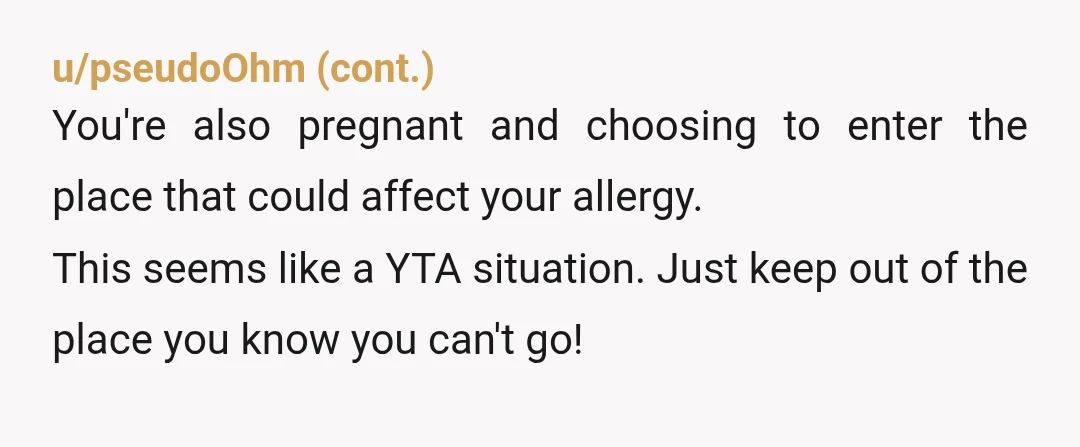 u/panda_pandora YTA. Edited comment: you went to someone's house knowing they engaged in an activity that was not good for you without telling them. Expected them to read your mind....