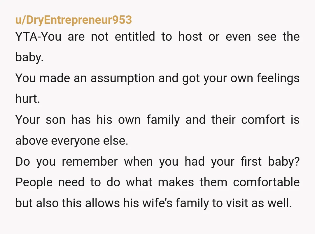 u/Traditional-Mail7454
YTA for disrespecting his boundaries and decisions, making the situation about yourself and how you feel