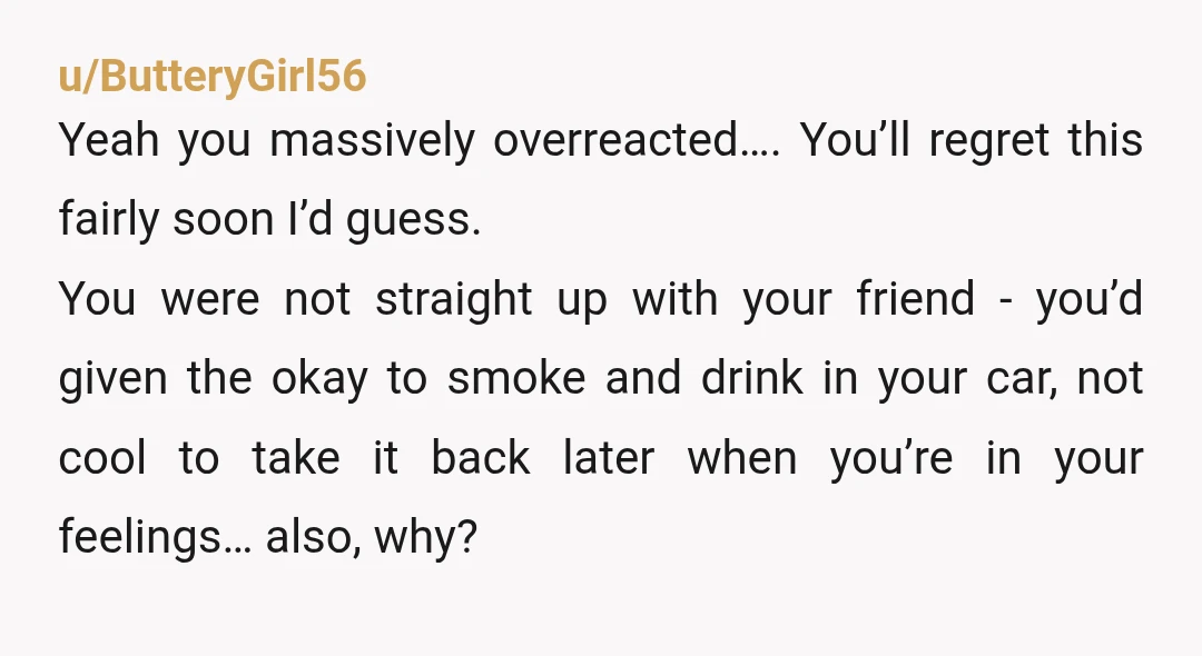 u/Cocoononthemoon Bro, you all hate eachother. I have to say that while your friend probably left the garbage, YTA for calling her out. You were all partying and you're gonna...