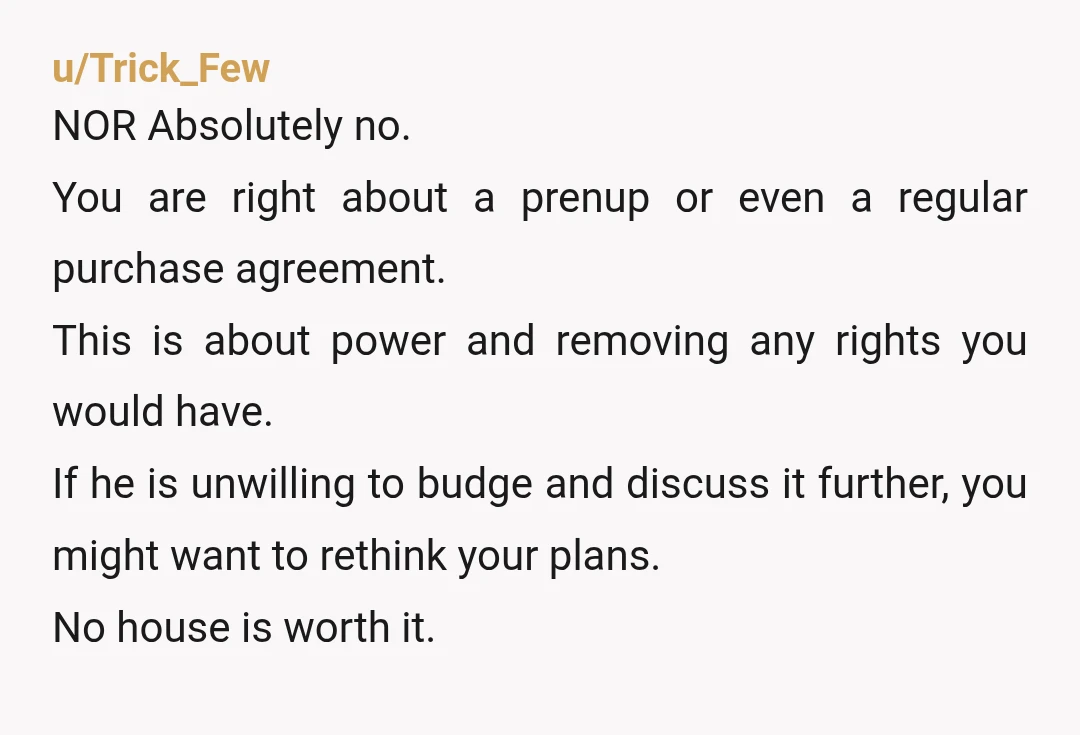u/chickenbobble
INFO Why can’t your name also go on the deed with them? Surely then everyone is covered, and like you say get the equity split in writing?