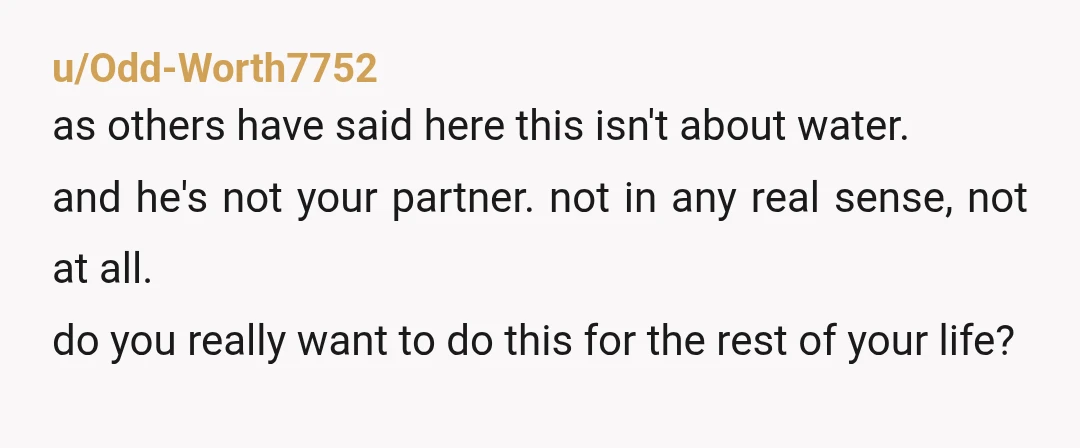 u/Defiant_Cod_1674 NTA, but you should reconsider being with someone who acts like this. You’re basically his house slave doing absolutely everything. There is no excuse for any adult not to...