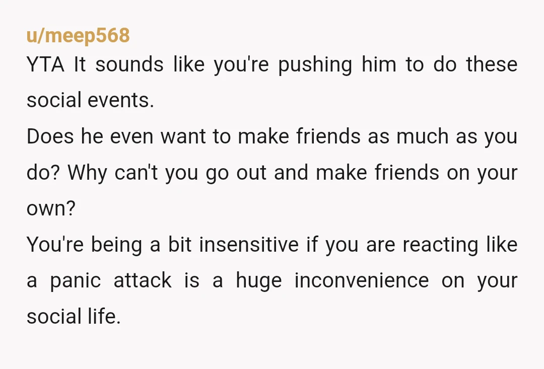 u/NotUrReaIDad
Sounds like Your ex husband got out in time.
This whole post is you b**** about your boyfriend’s grieving is ruining your good time.
YTA.