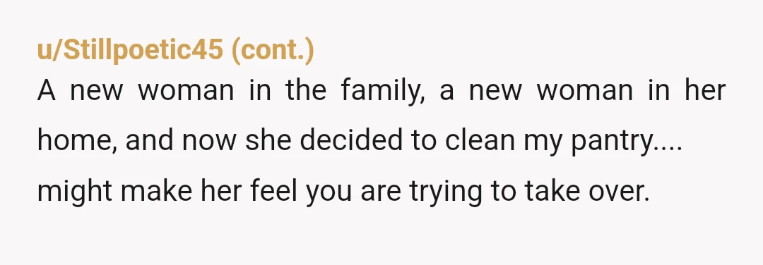 u/rez2metrogirl YTA. You’re moving in a few days and did this unprompted without asking the homeowner? I get not feeling comfortable using the expired can you already opened, but it...
