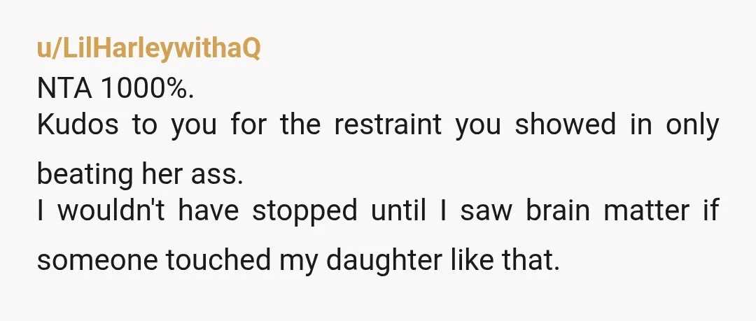 u/Special_Course229 I grew up in a culture and at a time when getting a beating for misbehaving wasn't a surprise BUT not for a little accident and certainly not by...