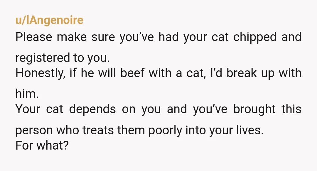 u/NoseyVampire I do think it’s weird, and definitely not okay especially when you’ve told him explicitly “do not do this.” That’s your cat. He needs to treat the cat by...