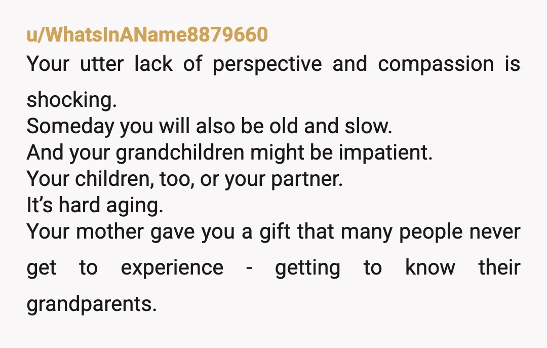 u/Savings_Designer_330 Did you contribute monetarily to the trip in any way or to the other three trips she took you on without the grandparents? That would be good to know...