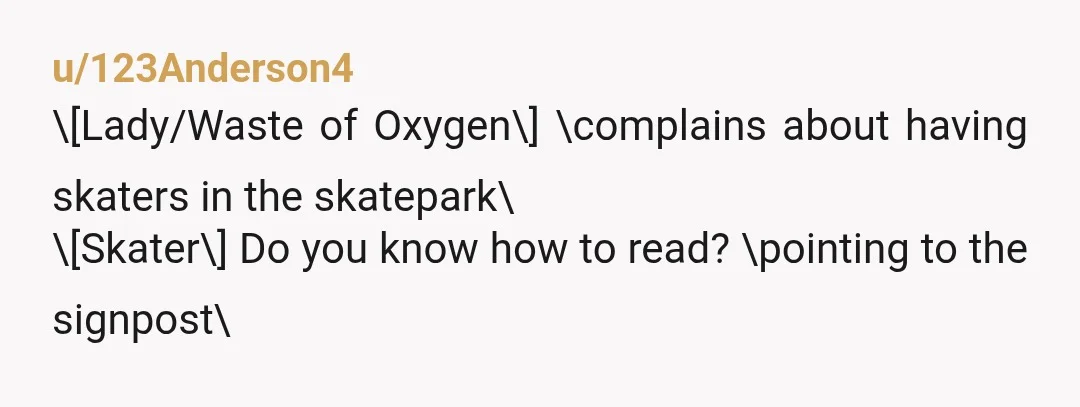 u/Zakkana
I hope you sue the b**** for your injuries and medical bills.