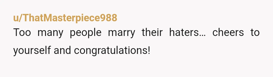 u/Equal_Audience_3415 It does not sound like he is happy about your success. If this is a one off, you might ask him why. Are you making more money than he...