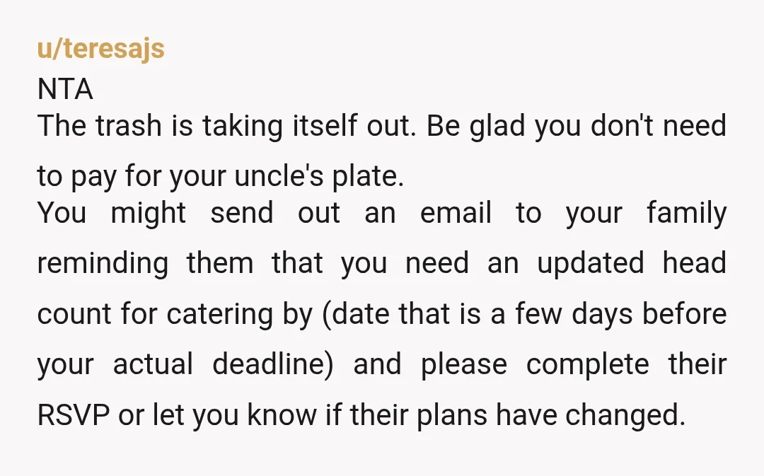 u/PrincessBella1
NTA.
Your brother sounds unstable.
IMO, it is better to have a great wedding with less people than have him there to cause a scene.