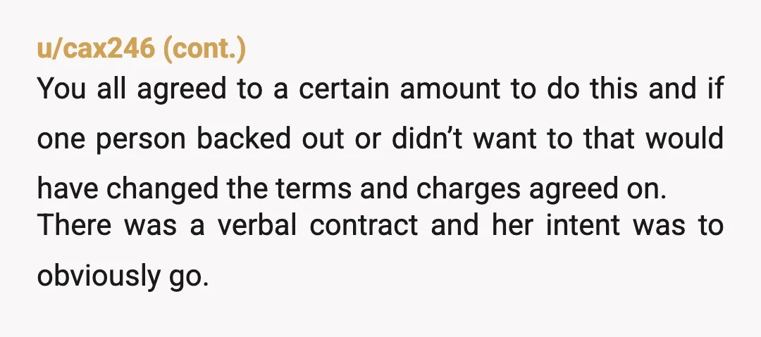 u/Reasonable-Note-6876
NTA - This is not OPs fault or problem. "Sarah" should consider it the FAFO tax.