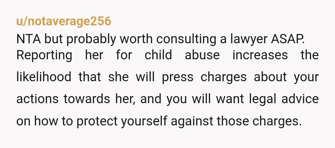 u/veloxaraptor
Absolutely NTA.
For a parent to sit there while someone physically beats their toddler...... unthinkable.
I hope all custody rights are revoked and I hope your baby heals soon.