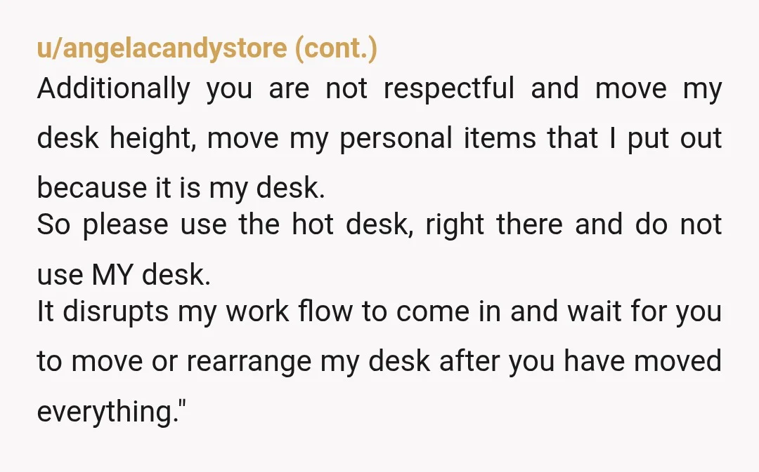 u/Gimpasaurous Have a meeting with your manager and HR to advise them that with the baby at home, its important he stop spreading his germs on your keyboard and other...