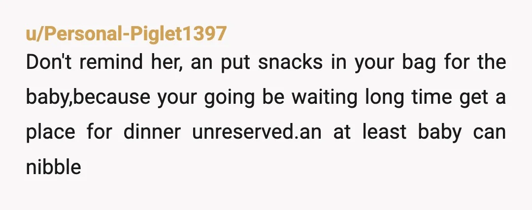 u/ramc5 I agree that giving grace to a 20 (again) is kind. If you are inclined to say something, I wouldn't "remind her", but I would flatly ask which restaurant...