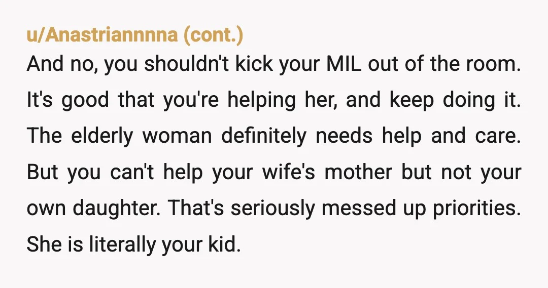 u/RoboTwigs YTA. That’s your kid and your grandkid. You didn’t plan to help your kid after university, in this economy? Why didn’t mom-in-law plan better for her retirement and care?...