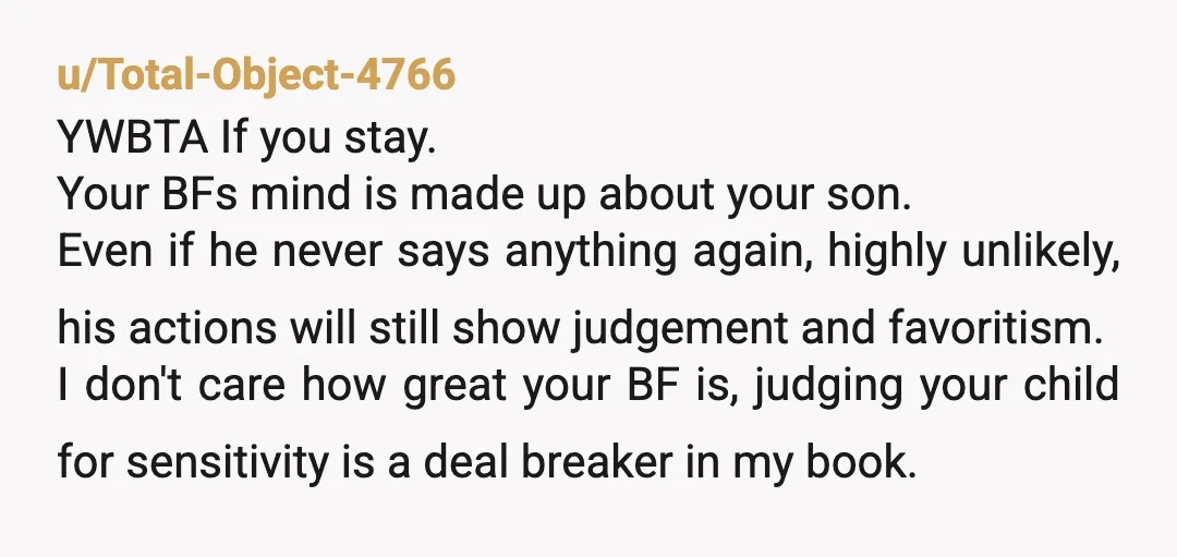 u/Tired-CottonCandy
Not the ah for saying that but the ah for not at least considering leaving already.
Dude is majorly toxic, he just displayed that perfectly clearly.