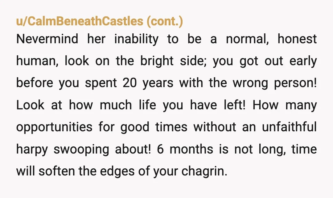 u/AliceA Here's what gets me through: She was doing the best she could do at the time. then forget trying to understand it all and just figure you out and...