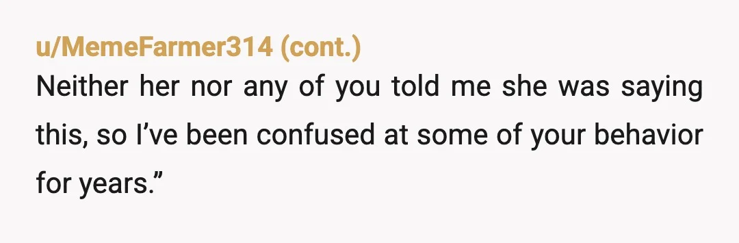 u/Equal_Party8086 Everyone deals with grief in their own way, even if it is unreasonable sometimes. I've seen it happen first hand, changing people you've known your whole life. All you...