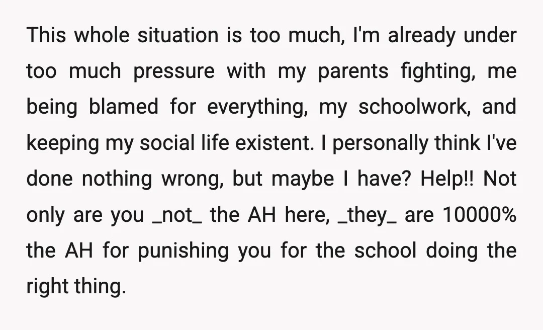 They are responding to reports of abuse _by doubling down on the abuse_. Go back to the original teacher, tell them what just happened -- and make sure to include...