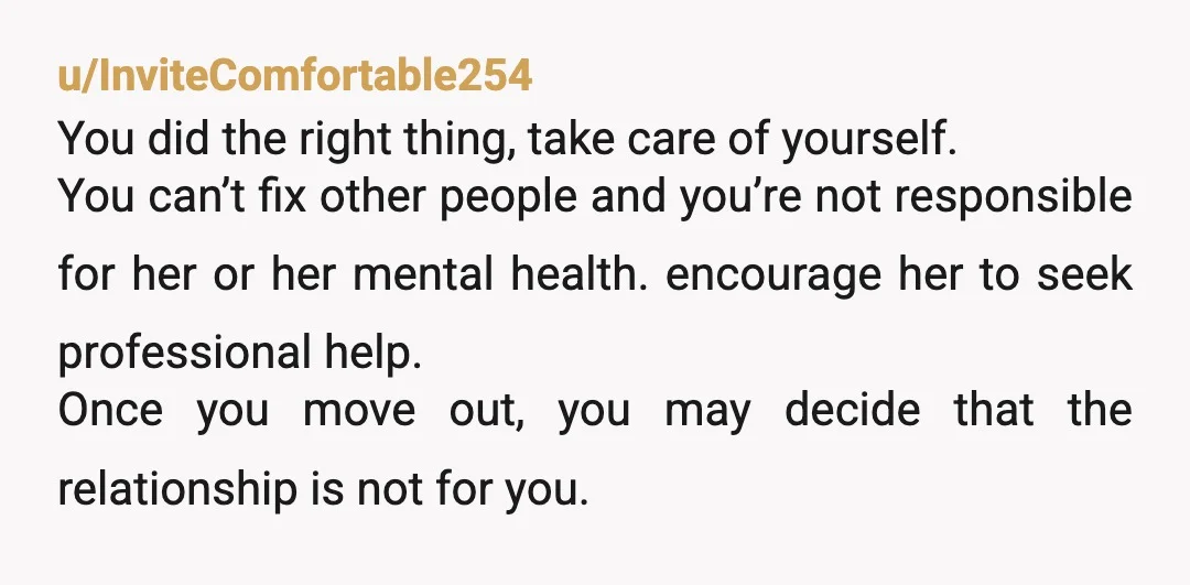 u/zeldasusername
No I think maybe you're doing the right thing 
Does she often have "bad days"?