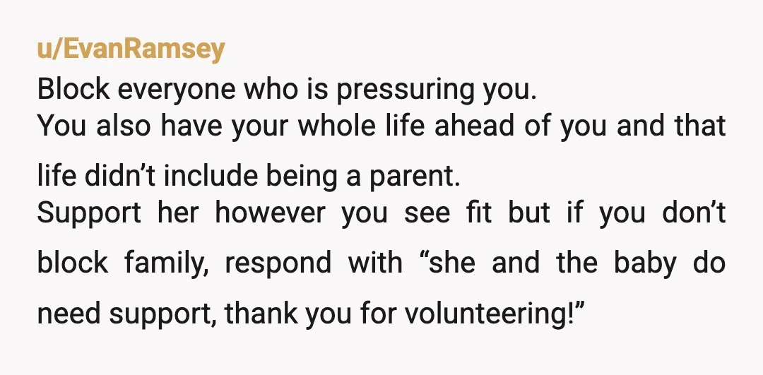 u/PupsNCheeseRCrack2Me Ma’am. You are a whole adult. 29 to be exact. No is a complete answer and if they don’t like it you can downsize the number of folks you...