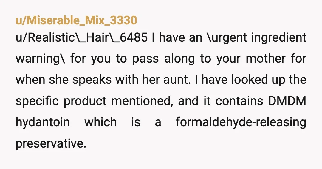 u/Historical-Being-226 Another thing no one mentioned is the baby powder. It’s been proven that baby powder can be dangerous and cause cancer. Many women used it as adults and got...